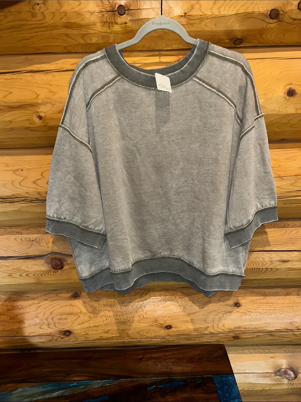 Free People NWT Everything Pullover Size Medium in Caiman - Picture 5 of 10